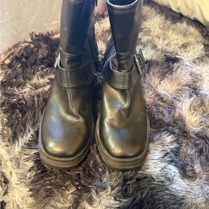 Esprit Black Combat Boots